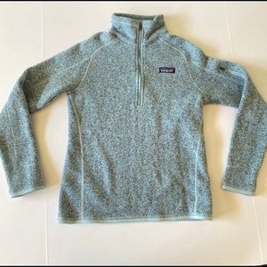 Women’s Patagonia 3/4 zip better sweater blue